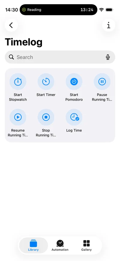 Siri Shortcuts integration